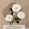 Flor Artificial Branca para Casamento Flor Acabada de Alta Qualidade Flor Falsa para Casamento Hortênsia Rosa Tulipa Flor Artificial Decorativa