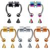 Anel Magnético Falso para Nariz de Aço Inoxidável Novo Transfronteiriço Argola Não Perfurada Argola Ferradura Joia Piercing Corporal