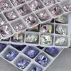 Alternativa a Circonita Cúbica Corte Princesa K9, 10mm Multifacética de Dorso Puntiagudo Piedras Sueltas Grandes, Adornos Brillantes Tipo Diamante al por Mayor para Uñas DIY