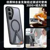 Adecuado para Samsung S25Ultra Refrigeración de Panal Soporte Magnético Funda para Teléfono Móvil A56 Malla A16 Cubierta Protectora Anticaídas 35