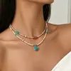 Collares Minimalistas en Capas Brillantes Más Vendidos Transfronterizos, Cadenas para Clavícula de Alta Gama con Forma de Serpiente, Conjuntos de Tobilleras de Lujo Ligero, Accesorios Decorativos