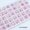 Diamante para Nail Art Dongzhou Autêntico 10mm Quadrado Gordo Fundo Pontiagudo Diamante para Joias DIY Acessórios Diamante de Vidro Colorido Revestido Brilhante Lote