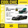 Cai Po CCA1/64 Série Che Cool Todo em Liga Leve Edição Fina Mini carro esportivo Amortecimento Bolso Jogo de Bolso Brinquedo Infantil