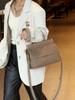 Bolso de Mujer de Piel de Vaca de Primera Capa, Bolso de Hombro Único Cruzado, Estilo Europeo y Americano, Moda Transfronteriza, Funda de Cuero Genuino para Viaje
