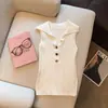Chaleco de punto rosa estilo Chanel con botones dorados para mujer, adecuado para primavera y verano, para usar en capas, elegante y entallado