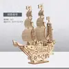 Quebra-Cabeça Infantil de Madeira Modelo de Montagem 3D Brinquedos para Meninos e Meninas Acima de 6 Anos Presentes Artesanais Venda por Atacado de Barracas de Rua