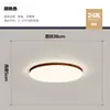 Lámpara de Dormitorio 2026 Nueva Luz de Techo Nórdica Simple Creativa Redonda LED Estilo Vintage Luminaria para Habitación