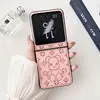 Capa de Celular Urso Violento de Desenho Animado Adequada para Motorola Razr 50 Nova Capa Razr 50 Ultra com Proteção Dobrável