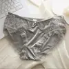Nueva Ropa Interior Sexy de Encaje Bordado para Mujer, Cinturón Delgado, Hueco, Chica de Deseo Puro, Calzones de Seda Helada al por Mayor