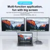 Base de expansión multifuncional transfronteriza tipo-c17 con expansión de pantalla diferente 14K60Hz puerto gigabit hub usb al por mayor