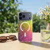 Funda Adecuada para Teléfono Móvil Apple 18Pro con Color Gradiente Chapado en Color Funda Magnética con Brillo Iphone17Promax 16Pro