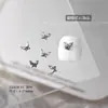 Pequeño Hada de Camote Accesorios para Uñas Paquete de Material Mezcla de Lentejuelas de Pentagrama Mariposa Zirconia Montón de Diamantes Decoración para Uñas