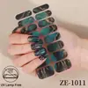 Pegatinas Nuevas para Uñas Zhengxiang Transfronterizas con Lámina Dorada, Efecto Mármol, Película de Esmalte Impermeable, Pegatinas para Uñas Cielo Estrellado al por Mayor