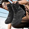 Nuevas botas militares transfronterizas para hombre, zapatos de senderismo, deseo de venta al por mayor transfronteriza, zapatos deportivos antideslizantes y resistentes al desgaste, zapatos para senderismo y camping al aire libre