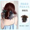 Peluca de Moño Bajo con Pinza de Garra, Accesorio para el Cabello Estilo Perezoso, Moño de Peluca Naturalmente Esponjoso en la Parte Posterior de la Cabeza