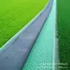 Estádio Escolar Gramado Artificial Tapete Absorvente de Choque Campo de Futebol Material Ecológico Espessado e Densificado