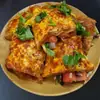 Hojas de Fideos a la Parrilla del Noreste, Empacadas al Vacío para Uso en Casa, con Salsa, Snack de Yanji