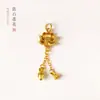 Accesorios de Borlas Chapados en Oro Colgante de Flor de Perla Cadena Colgante Pulsera de Perlas Cadena de Extensión de Doble Anillo Joyería Accesorios Pequeños