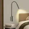 Lámpara de lectura LED de noche transfronteriza nueva lámpara de manguera para dormitorio de hotel iluminación de enfoque lámpara de serpiente foco de lectura