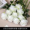 Rosa 2024, nuevo ramo de flores de plástico, arreglos florales, adornos, decoración para sala de estar, flores falsas