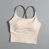 Ropa de Yoga a Prueba de Golpes para Correr Sujetador Estilo Chaleco de Secado Rápido para Mujer Transpirable de Una Pieza con Almohadilla Fija en el Pecho Ropa de Fitness Sujetador Deportivo