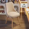 Silla de computadora casa silla de comedor de madera maciza simple sentarse cómodo taburete de escritorio de estudio respaldo dormitorio de niñas silla de maquillaje