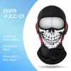 Máscara de Protección Solar para Ciclismo al Aire Libre con Logo Personalizado para Hombre Calavera Impresión Digital Protector de Cuello Transpirable Motocicleta Capucha Divertida