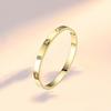 Pulseira de Bambu em Aço Titânio Ouro Rosa de Luxo Leve Estilo Explosivo Sem Cair Banho Pulseira Feminina Ginny Toda em Diamante Aço Inoxidável