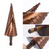 Comércio Exterior Atacado Transfronteiriço Broca Pagoda Contendo Cobalto M35 Broca de Perfuração de Aço Inoxidável Aço de Alta Velocidade Broca Escalonada de Hélice Dupla