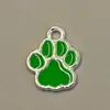 Huella de Pata de Gato Linda Accesorios para Joyería DIY Accesorios de Goteo de Aceite Accesorios para Pendientes Collar Pulsera Colgante para Teléfono Móvil