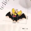 Pingentes de liga com efeito de gota de óleo de Halloween, charms de fantasma, abóbora, caveira, acessórios para brincos, colares, chaveiros feitos à mão DIY
