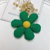 Bolsa de Flores de Algodón Rellena de Tela Estilo Coreano Zapatos y Calcetines Accesorios Girasol Tela Flor Broche Accesorios DIY Accesorios de Ropa