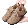 Zapatos de Entrenamiento Moral de Suela Plana, Zapatos Casuales Retro Versátiles de Invierno, Zapatos Deportivos, Zapatos de Mujer, Zapatos Cálidos de Algodón, Zapatos para Madre, Nuevos Estilos de Moda