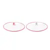 Platos de melamina, grado comercial, dos tonos, redondos, para buffets de hotel, platillos de hot pot para restaurantes y como platos planos; vajilla con aspecto de porcelana