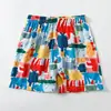 Pantalones Cortos de Seda de Hielo para Niños, Nuevo Estilo de Verano, Pantalones Cortos hasta la Rodilla para Niñas, Pantalones de Playa Sueltos para Niños Pequeños y Estudiantes, Pantalones Casuales para Niños