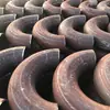 Codo de gran diámetro sin costura prensado en caliente con sección recta Codo metálico prensado en caliente Codo estándar de potencia Se puede añadir con logotipo
