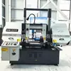 Máquina de Serrar Lumeng Gb4240 Máquina de Serrar de Fita para Metal, Serragem Potente de Aço Redondo Sólido de 400 Mm, Máquina de Serrar de Fita Hidráulica