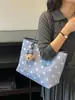 Bolsa de Mão Tendência Transfronteiriça de Grande Capacidade para Mulheres 2026 Nova Moda Bolsa de Ombro de Alto Valor Diária Bolsa Tote de Bolinhas
