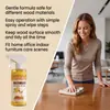 JAKEHOE Spray de Cera de Abejas para Pulir Madera - Conveniente spray pulidor para mantener y renovar muebles de madera y realzar el brillo de la superficie
