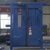 Amortiguador de Aire Ajustable, Equipo de Ventilación Amortiguador de Paletas de Apertura Bidireccional, Amortiguador de Aire Ajustable Equilibrado, Amortiguador de Aire No Ajustable por Presión para Uso Minero