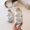 Zapatos Versátiles Dulces Estilo Princesa para Niñas, con Encaje, Punta Redonda, Estilo Ballet, Novedad Primavera y Otoño 2026, Zapatos de Cuero Suave para Niños