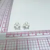 2026 Nuevo Modelo Exquisitos y Compactos Pendientes de Botón de Flor Super Brillantes Incrustados con Circonita, Pendientes de Moda para el Trabajo, Accesorios Versátiles y Elegantes para las Orejas