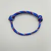 Pulseira de Corda de Mão Tecida à Mão Transfronteiriça Europeia e Americana Estilo Vento do Oceano Onda Pulseira da Amizade Joia Simples Versátil Presente de Feriado para Mulheres