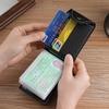 Funda protectora para licencia de conducir, funda de cuero para licencia de conducir, funda protectora multifunción para licencia de conducir, funda de gran capacidad para hombre