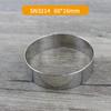 Molde para pan Saneng de tambor, círculo de mousse redondo de acero inoxidable, aro para tarta SN3476, molde para galletas, molde cortador, utensilios de horneado