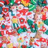 Saco da sorte de natal desenho animado creme cola acessórios criativo sapato fivela material resina acessórios diy jóias grampo de cabelo