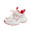 Zapatos de Malla Hueca Ultraligeros Versátiles para Niños Estilo Papá Novedades Otoño 2026 Zapatos Deportivos para Correr con Letras para Estudiantes Niñas