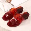 Sandálias Plataforma Femininas de Verão Cristal Novo Estilo com Salto Alto e Solas Grossas, Popular para Uso ao Ar Livre, Chinelos Antiderrapantes com Salto Grosso 2025