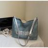 Bolsa Grande Bolso Tote para Mujer Gran Capacidad Bolso de Axila 2025 Nuevo Retro Versátil Bolso de Hombro Único para Viajes Diarios Bolso Cruzado