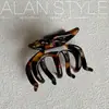 Pinza de Tiburón Nueva Gruesa de Ácido Acético Arlan Color Gelatina Lujo Ligero Alto Sentido Pinza para Agarrar Cabello Pinza de Agarre Elegante Coreana